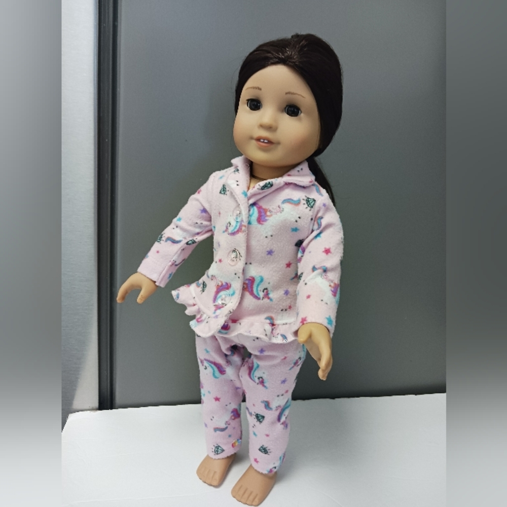 American Girl Jess Doll. 18" Tall. Brown Hair And Brown Sleep Eyes. VGUC